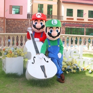 Costume Cosplay Mascote Super Mario si Luigi, Evenimente, petreceri, carnaval, nou - imagine 9