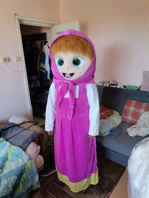 Costume Cosplay Mascote Masha si Ursu, pentru evenimente, petreceri, carnaval, nou - imagine 3