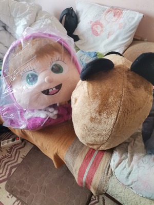 Costume Cosplay Mascote Masha si Ursu, pentru evenimente, petreceri, carnaval, nou - imagine 6