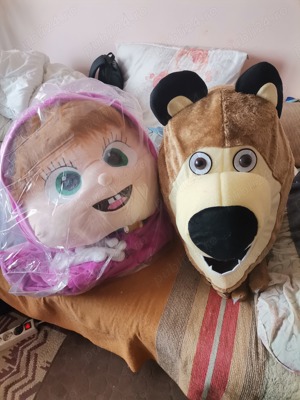 Costume Cosplay Mascote Masha si Ursu, pentru evenimente, petreceri, carnaval, nou - imagine 7