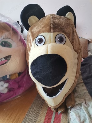 Costume Cosplay Mascote Masha si Ursu, pentru evenimente, petreceri, carnaval, nou - imagine 5