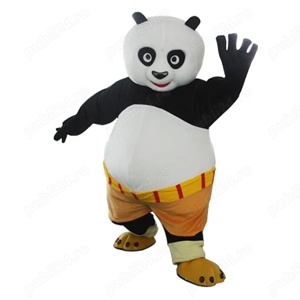 Costume Cosplay Mascote Kung fu Panda si Tigru adult nou, pentru evenimente, petreceri, carnaval  - imagine 4