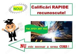 Curs RAPID electrician sudor lacatus mecanic auto tinichigiu excavatorist drujbist
