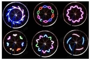 Lumini LED RGB Dynamic pentru spite bicicleta - imagine 6