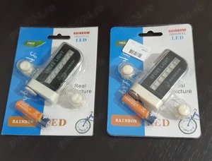 Lumini LED RGB Dynamic pentru spite bicicleta