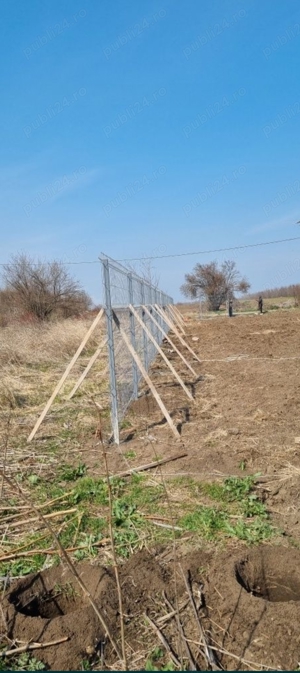 gard din plasa bordurata gata de montaj