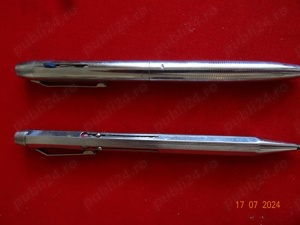 Doua pixuri metalice (cu 4 si 2 culori)din anii 1970 - imagine 2