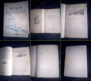 Roald Amundsen carte veche originala extrem de rara