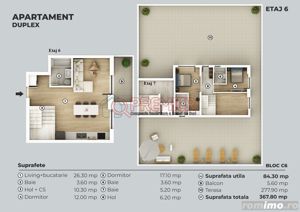 Popesti Penthouse et 6+7 cu  283 mp terasa M2 Berceni - imagine 5