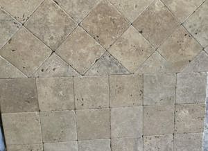 Travertin mixt chituit 15x15x 1  - imagine 2