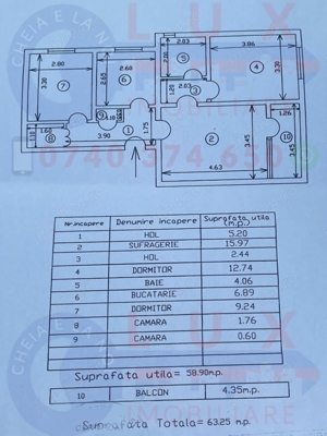 ID 3556 Apartament 3 camere in Catier Neptun - imagine 3