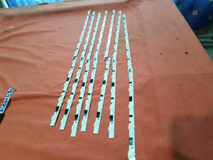 set 7 barete led d2ge-400sca-r3  de pe tv Samsung ue40f6400