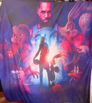  Poster  LeBron James  "SPACE JAM" Legacy . 2 pe 2 metri.