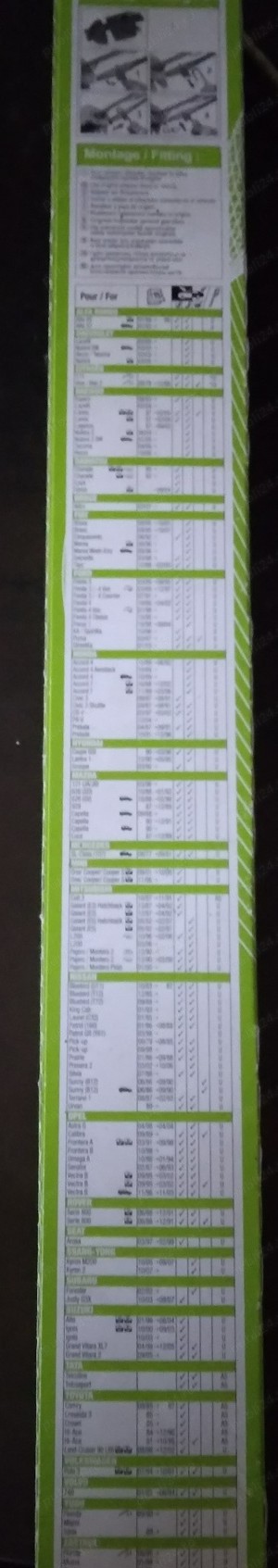 Lamele ștergătoare Valeo 48 / 53 cm set câte 2 buc - imagine 2