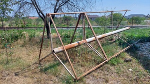 Prisma publicitara   6 x 2x2x2 m structura metalica bara rectangulara