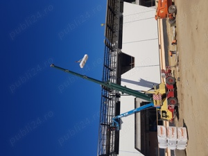 Automacarale Manitou rotativ nacela camion cu macara stivuitor role utilaje