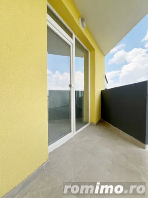 Apartament 2 camere, open space, 51,5 mp utili, 4 mp balcon, 1/3, Giroc - imagine 7