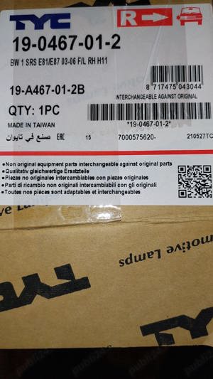 proiector/ lampa ceata stanga BMW - imagine 4