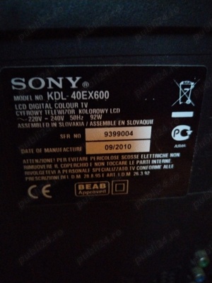 Dezmembrez Sony kdl-40ex600