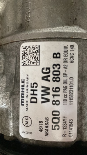 Compresor AC Mahle de pe Golf 7
