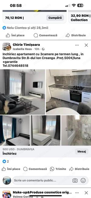 Apartament 2 camere Dumbravita - imagine 5