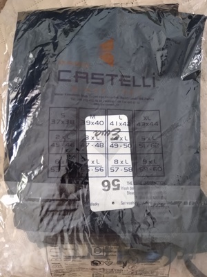 Vand - pantalon stofa, subtire, marimea 56, albastru inchis, 120 lei, si costum de baie, marime 56, - imagine 3