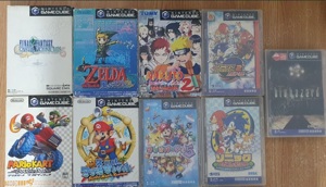 Jocuri nintendo game cube super mario , zelda , sonic , resident evil , final fantasy , naruto.