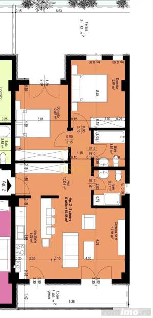 Apartament deosebit cu 3 camere si terasa | Dumbravita | 0% COMISION - imagine 7