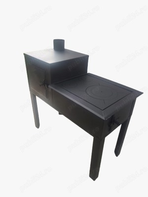 Soba din tabla si soba tip cizmă stanga dreapta