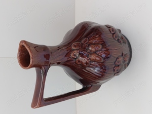 Cana Carafa Ulcior 6 pahare Set de ceramica Nefolosit Vintage - imagine 5