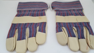 Manusi Noi din piele naturala pentru protectie de lucru - imagine 3