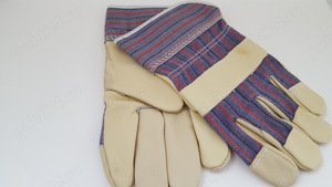 Manusi Noi din piele naturala pentru protectie de lucru - imagine 2