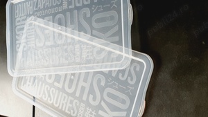 Capac Nou plastic transparent cutie pantofi - imagine 4