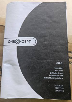 Ventilator aer cu racire apa OneConcept - imagine 9