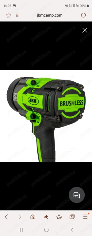 Pistol impact JBM 60050 2300nm dewalt milwaukee  - imagine 4