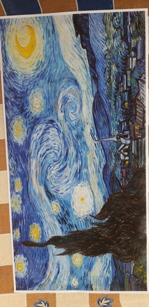 Noapte instelata pictura tablou