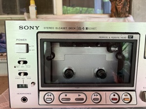 Sony deck ELCASET  EL5 stereo - imagine 2