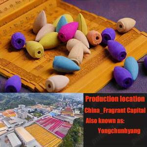 Conuri de Tămâie Premium cu reflux pentru Aromaterapie 60 buc. Perfecte pentru Arzătoarele de Cascad - imagine 3