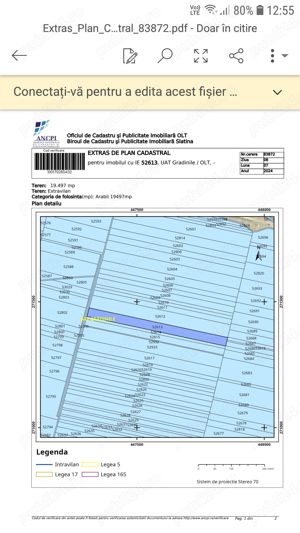 Particular vand 4 ha teren arabil Grădinile Olt - imagine 2