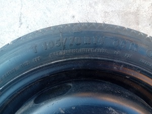 Vând roată de rezervă slim  105/70 R14 - imagine 3