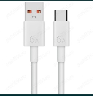Cablu de Date   Încărcare - Turbo Charge 6A, Fast Charging USB - tip C