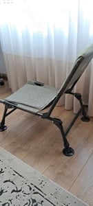 Scaun pliant pescuit cu picioare oțel reglabile pe înălțime - imagine 2