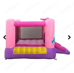 Vand Spatiu de Joaca Gonflabil Printese cu Topogan - imagine 3