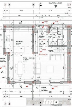 Duplex nou, semifinisat, 4 camere, 125 mp utili, 460 mp teren, cartier Iris - imagine 7