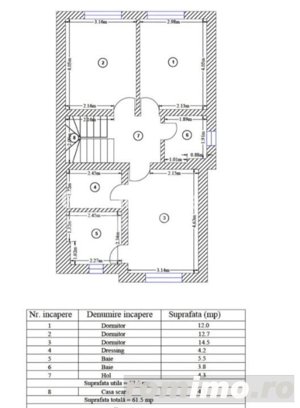 Vila Duplex 4 Camere+3 Bai+190 MP Teren | Zona Otopeni | 2 locuri de parcare - imagine 3