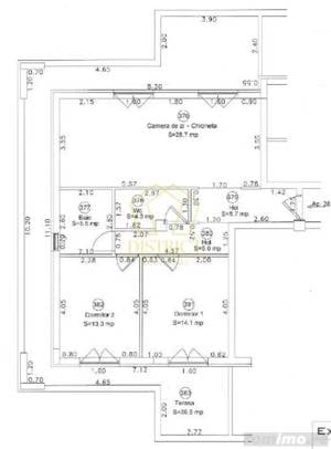 Penthouse deosebit cu 3 camere 2 bai si terasa 40mp | Aradului - imagine 11