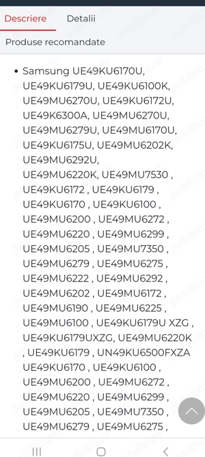 Barete led TV Samsung UE49MU6179U  - imagine 8