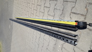 4 profile sine  U  60x40x3 mm, pentru montaj, instalare troliu pe tavan sau alte proiecte instalari - imagine 6