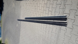 4 profile sine  U  60x40x3 mm, pentru montaj, instalare troliu pe tavan sau alte proiecte instalari - imagine 3