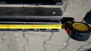 4 profile sine  U  60x40x3 mm, pentru montaj, instalare troliu pe tavan sau alte proiecte instalari - imagine 5